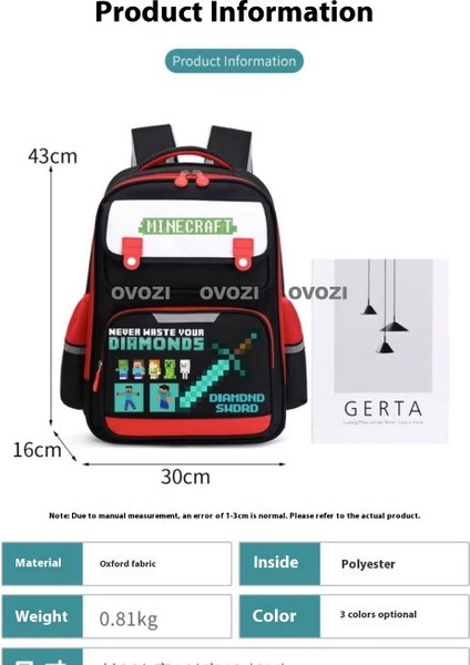 Ovozı Öğrenci Okul Çantası Seti Günlük Omuz Çantası (Yurt Dışından) indirimleri
