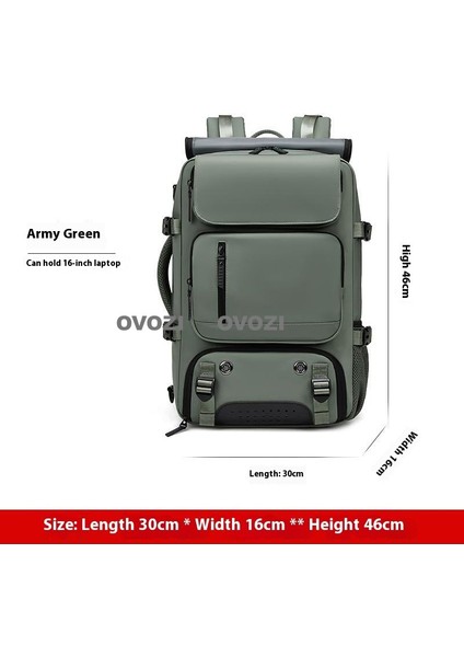 Ovozı Ortaokul Üniversite Okul Çantası Günlük Omuz Çantası Büyük Kapasiteli Seyahat Çantası (Yurt Dışından)