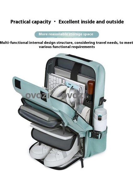 Ovozı Ortaokul Üniversite Okul Çantası Günlük Omuz Çantası Büyük Kapasiteli Seyahat Çantası (Yurt Dışından) indirimleri