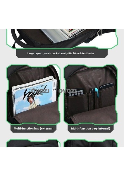 Ovozı Ortaokul Üniversite Okul Çantası Günlük Omuz Çantası Büyük Kapasiteli Seyahat Çantası (Yurt Dışından) indirimleri