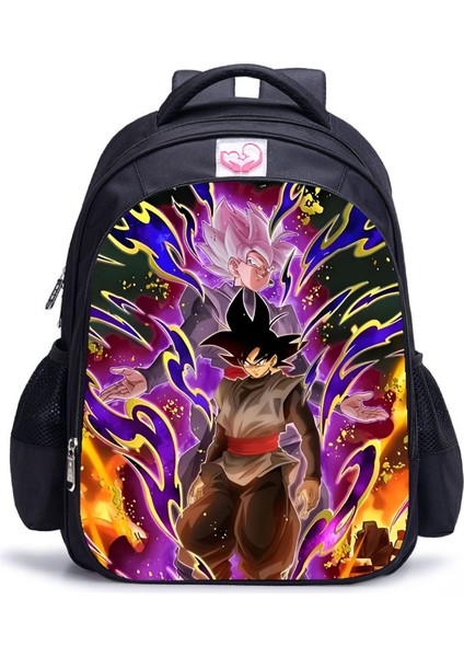 Ovozı 39CM Dragon Ball Büyük Kapasiteli Öğrenci Okul Çantası Günlük Omuz Çantası (Yurt Dışından)