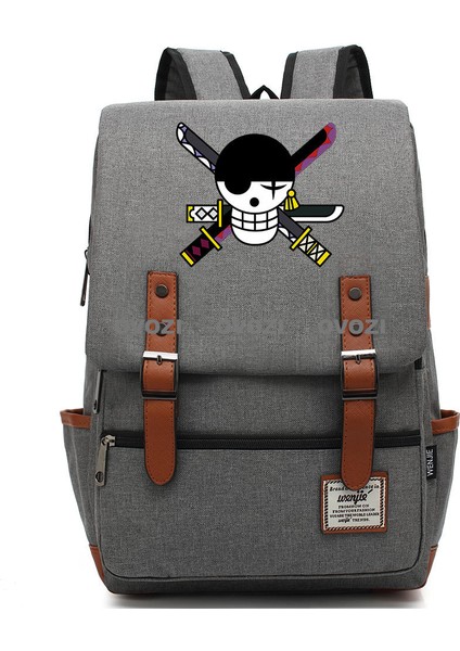 Ovozı 38CM One Piece Büyük Kapasiteli Öğrenci Okul Çantası Günlük Omuz Çantası (Yurt Dışından)