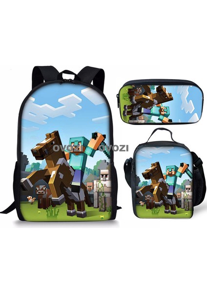 Ovozı Öğrenci Okul Çantası Seti (Yurt Dışından)