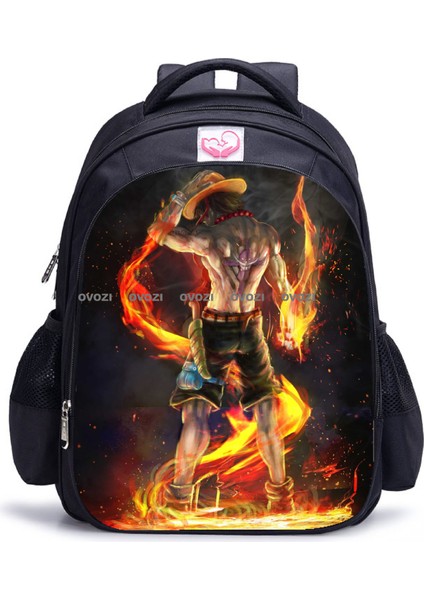 Ovozı 35CM One Piece Büyük Kapasiteli Öğrenci Okul Çantası Günlük Omuz Çantası (Yurt Dışından)