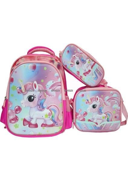Ovozı Öğrenci Okul Çantası Seti (Yurt Dışından)