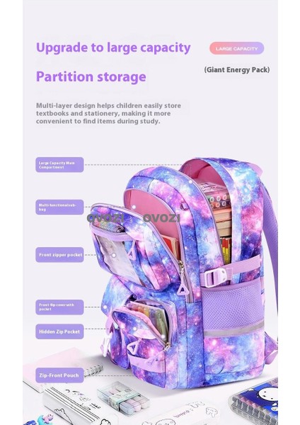 Ovozı Öğrenci Okul Çantası Seti (Yurt Dışından) indirimleri