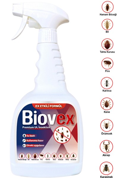 Premium Ul Haşere Ilacı Hamam Böceği, Tahta Kurusu, Karınca Kene Karasinek 5l+1l modelleri