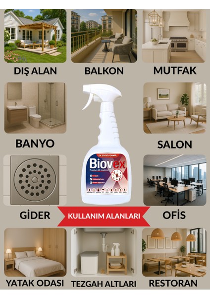 Premium Ul Haşere Ilacı Hamam Böceği, Tahta Kurusu, Karınca Kene Karasinek 5l+1l