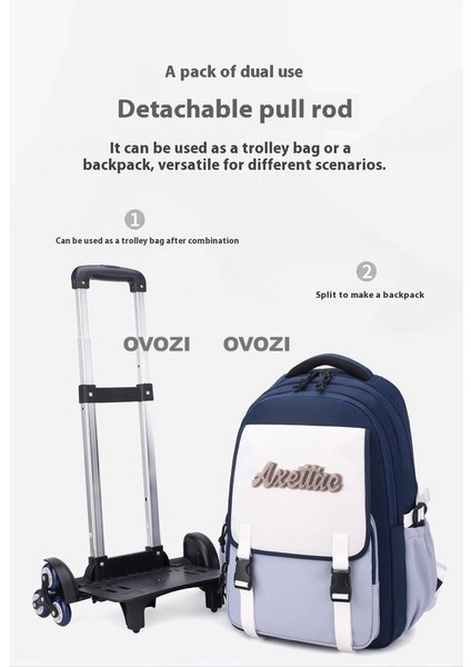 Ovozı Çok Fonksiyonlu Öğrenci Arabası Çantası Montajlı ve Ayrılabilir (Yurt Dışından) modelleri