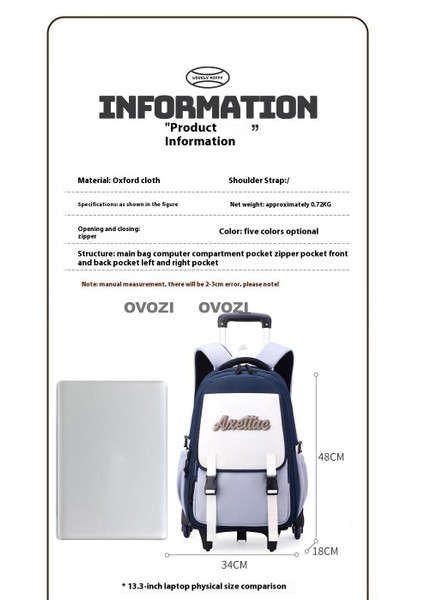 Ovozı Çok Fonksiyonlu Öğrenci Arabası Çantası Montajlı ve Ayrılabilir (Yurt Dışından) fırsatları