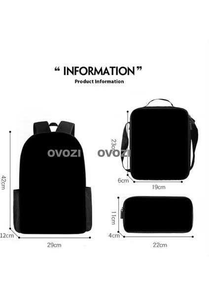 Ovozı Öğrenci Okul Çantası Seti (Yurt Dışından) fırsatları