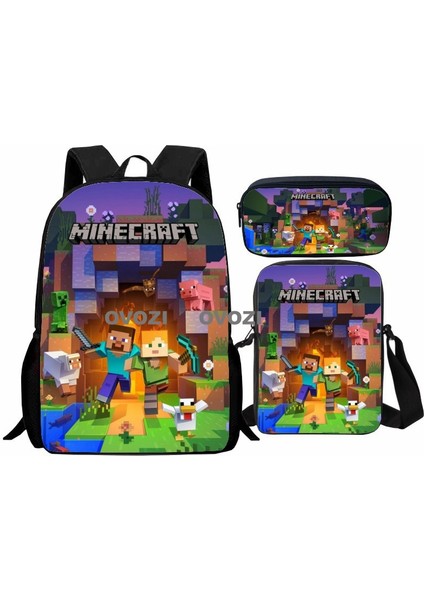 Ovozı Öğrenci Okul Çantası Seti (Yurt Dışından)