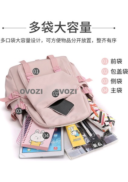 Ovozı Günlük Omuz Çantası Öğrenci Okul Çantası (Yurt Dışından) indirimleri