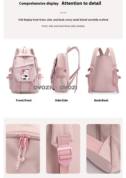 Ovozı Öğrenci Büyük Kapasiteli Okul Çantası Günlük Omuz Çantası (Yurt Dışından) fiyatları