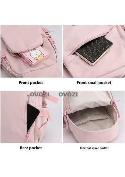 Ovozı Öğrenci Büyük Kapasiteli Okul Çantası Günlük Omuz Çantası (Yurt Dışından) fırsatları