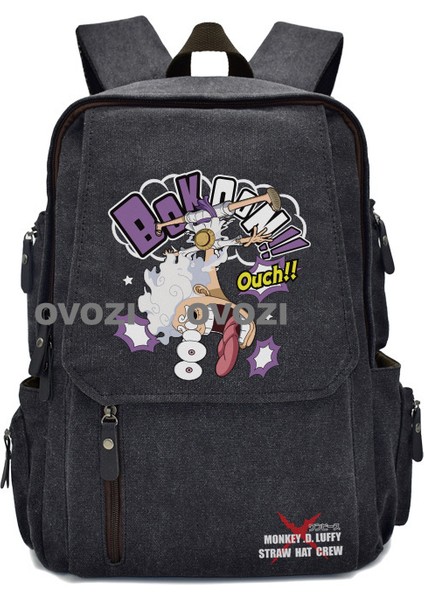 Ovozı Büyük Kapasiteli Karikatür Öğrenci Okul Çantası Günlük Omuz Çantası (Yurt Dışından)
