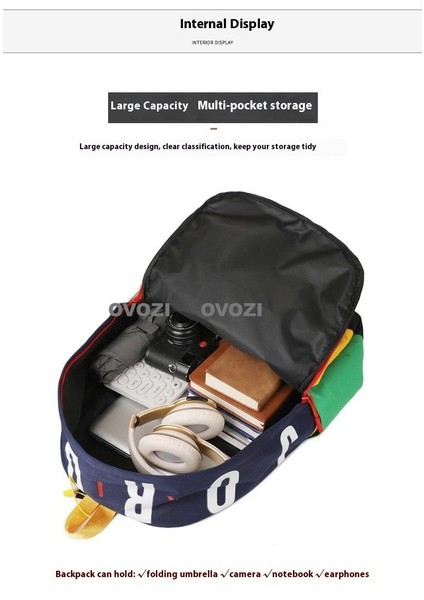 Ovozı Öğrenci Okul Çantası Günlük Omuz Çantası (Yurt Dışından) modelleri