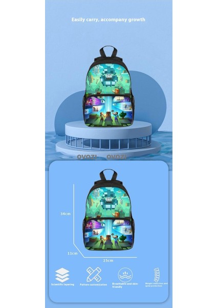 Ovozı Öğrenci Okul Çantası Günlük Omuz Çantası (Yurt Dışından) indirimleri