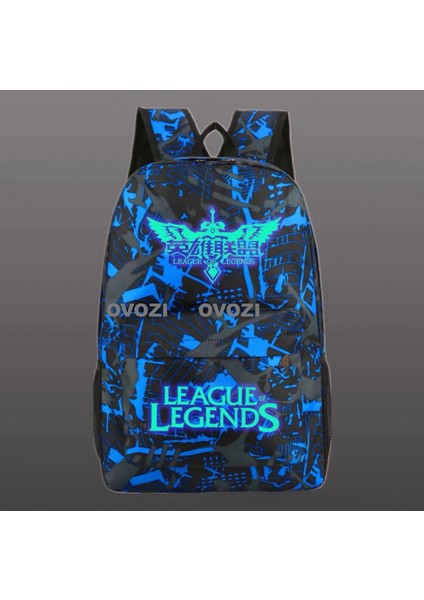 Ovozı Karanlıkta Parlayan Okul Çantası Moda Trend Omuz Çantası (Yurt Dışından)