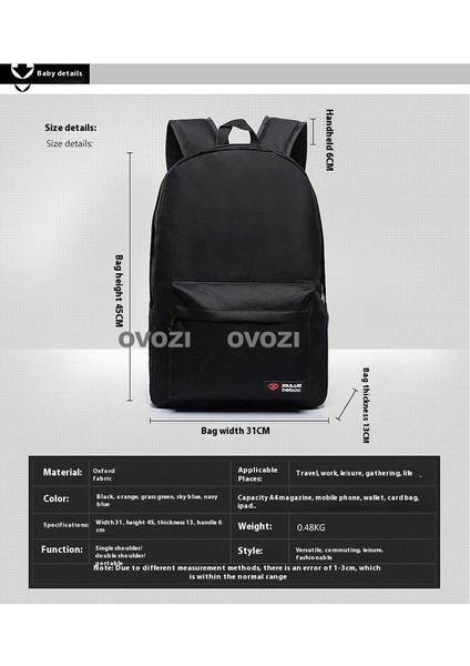 Ovozı Öğrenci Okul Çantası Günlük Omuz Çantası (Yurt Dışından) fırsatları