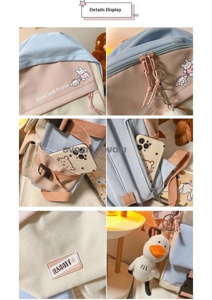 Ovozı Öğrenci Okul Çantası Günlük Omuz Çantası (Yurt Dışından) indirimleri