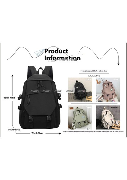 Ovozı Günlük Omuz Çantası Öğrenci Okul Çantası (Yurt Dışından) fiyatları