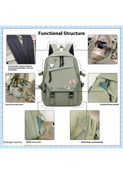 Ovozı Günlük Omuz Çantası Öğrenci Okul Çantası (Yurt Dışından) fırsatları