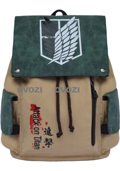 Ovozı Karikatür Öğrenci Okul Çantası Büyük Kapasiteli Günlük Omuz Çantası (Yurt Dışından)