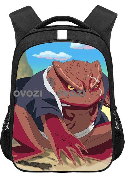 Ovozı Naruto Su Geçirmez Yük Azaltma Büyük Kapasiteli Öğrenci Okul Çantası Eğlence Omuz Çantası (Yurt Dışından)