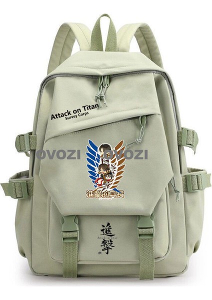 Ovozı Attack Of The Giants Özgürlük Kanatları Moda Trend Omuz Çantası Öğrenci Okul Çantası (Yurt Dışından)