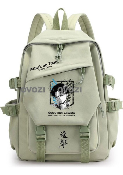 Ovozı Attack Of The Giants Özgürlük Kanatları Moda Trend Omuz Çantası Öğrenci Okul Çantası (Yurt Dışından)