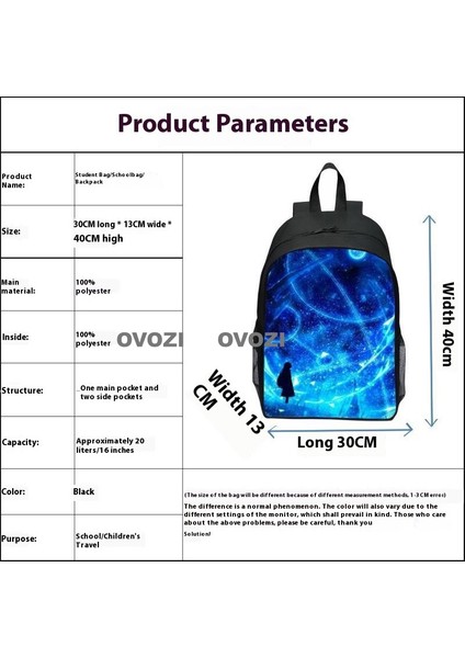 Ovozı Günlük Omuz Çantası Öğrenci Okul Çantası (Yurt Dışından) modelleri