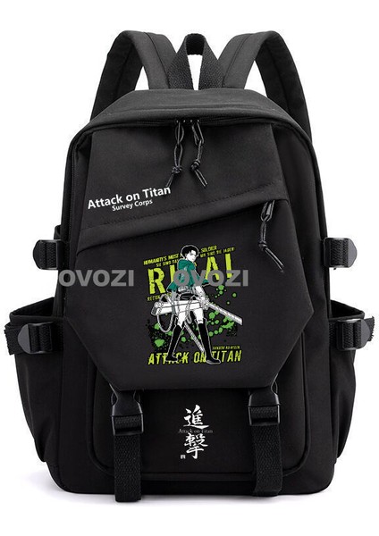 Ovozı Attack Of The Giants Özgürlük Kanatları Moda Trend Omuz Çantası Öğrenci Okul Çantası (Yurt Dışından)