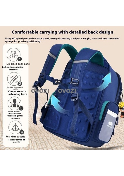 Ovozı Su Geçirmez Yük Azaltma Büyük Kapasiteli Öğrenci Okul Çantası Eğlence Omuz Çantası (Yurt Dışından) modelleri
