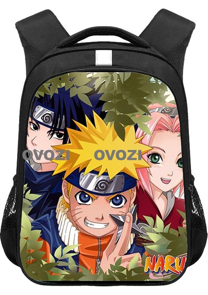 Ovozı Naruto Su Geçirmez Yük Azaltma Büyük Kapasiteli Öğrenci Okul Çantası Eğlence Omuz Çantası (Yurt Dışından)