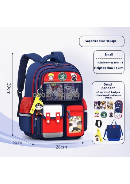Ovozı Naruto Su Geçirmez Yük Azaltma Büyük Kapasiteli Öğrenci Okul Çantası Eğlence Omuz Çantası (Yurt Dışından)