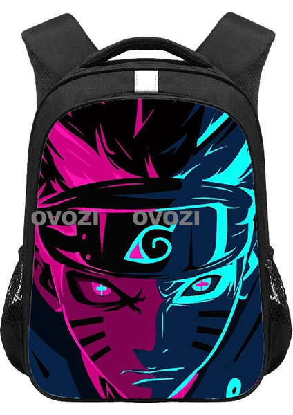 Ovozı Naruto Su Geçirmez Yük Azaltma Büyük Kapasiteli Öğrenci Okul Çantası Eğlence Omuz Çantası (Yurt Dışından)