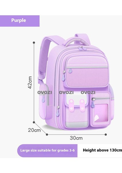 Ovozı Büyük Kapasiteli Yük Azaltma Omurga Koruma Öğrenci Okul Çantası Eğlence Omuz Çantası (Yurt Dışından)