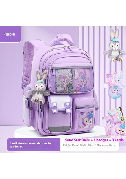 Ovozı Su Geçirmez Yük Azaltma Büyük Kapasiteli Öğrenci Okul Çantası Eğlence Omuz Çantası (Yurt Dışından)