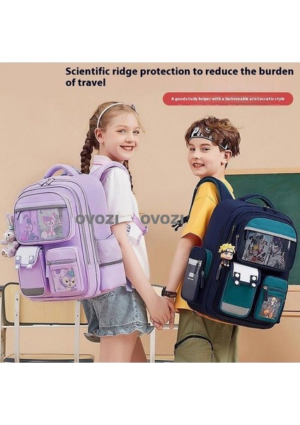 Ovozı Su Geçirmez Yük Azaltma Büyük Kapasiteli Öğrenci Okul Çantası Eğlence Omuz Çantası (Yurt Dışından) fiyatları