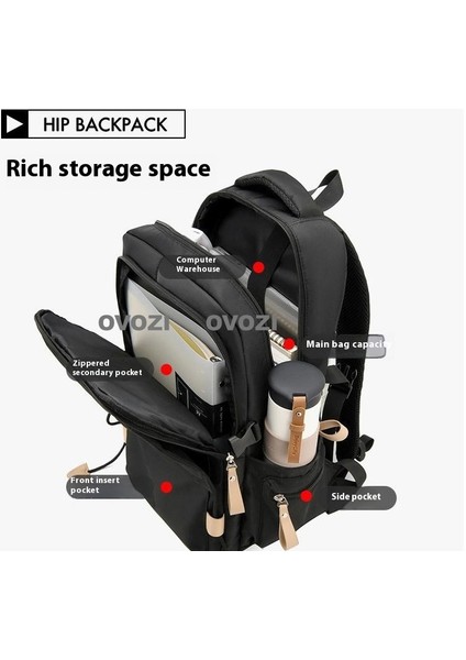 Ovozı Büyük Kapasiteli Yük Azaltma Omurga Koruma Öğrenci Okul Çantası Eğlence Omuz Çantası (Yurt Dışından) indirimleri