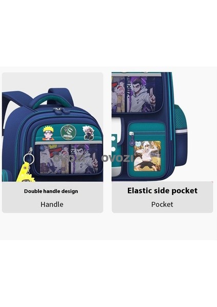 Ovozı Naruto Su Geçirmez Yük Azaltma Büyük Kapasiteli Öğrenci Okul Çantası Eğlence Omuz Çantası (Yurt Dışından) fırsatları