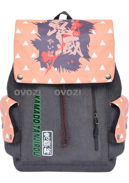 Ovozı Büyük Kapasiteli Karikatür Öğrenci Okul Çantası Günlük Omuz Çantası (Yurt Dışından)