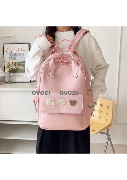 Ovozı Büyük Kapasiteli Karikatür Öğrenci Okul Çantası Günlük Omuz Çantası (Yurt Dışından)