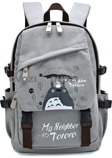 Ovozı Büyük Kapasiteli Karikatür Öğrenci Okul Çantası Günlük Omuz Çantası (Yurt Dışından)