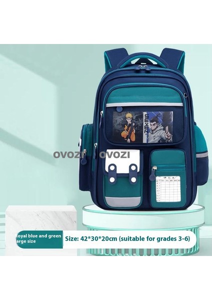 Ovozı Büyük Kapasiteli Yük Azaltma Omurga Koruma Öğrenci Okul Çantası Eğlence Omuz Çantası (Yurt Dışından)