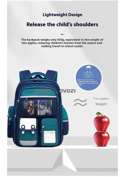 Ovozı Büyük Kapasiteli Yük Azaltma Omurga Koruma Öğrenci Okul Çantası Eğlence Omuz Çantası (Yurt Dışından) modelleri