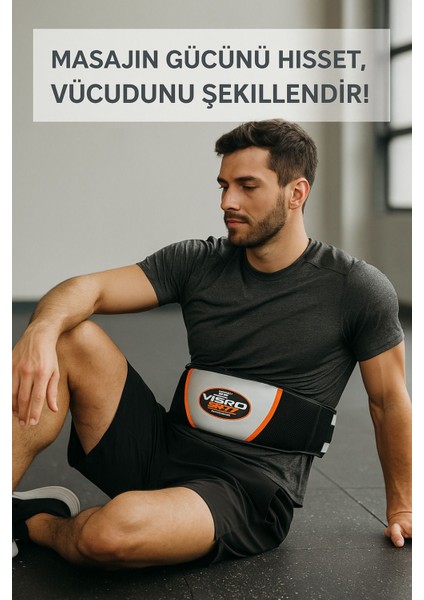 Titreşimli Masaj Cihazı, Çift Motor, Bel, Omuz, Kol, Bacak, Göbek Şekillendirme fırsatları