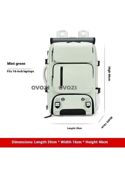 Ovozı Ortaokul Üniversite Okul Çantası Günlük Omuz Çantası Büyük Kapasiteli Seyahat Çantası (Yurt Dışından)