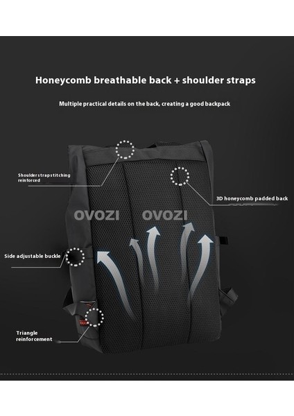 Ovozı Ortaokul Üniversite Okul Çantası Günlük Omuz Çantası Büyük Kapasiteli Seyahat Çantası (Yurt Dışından) fırsatları